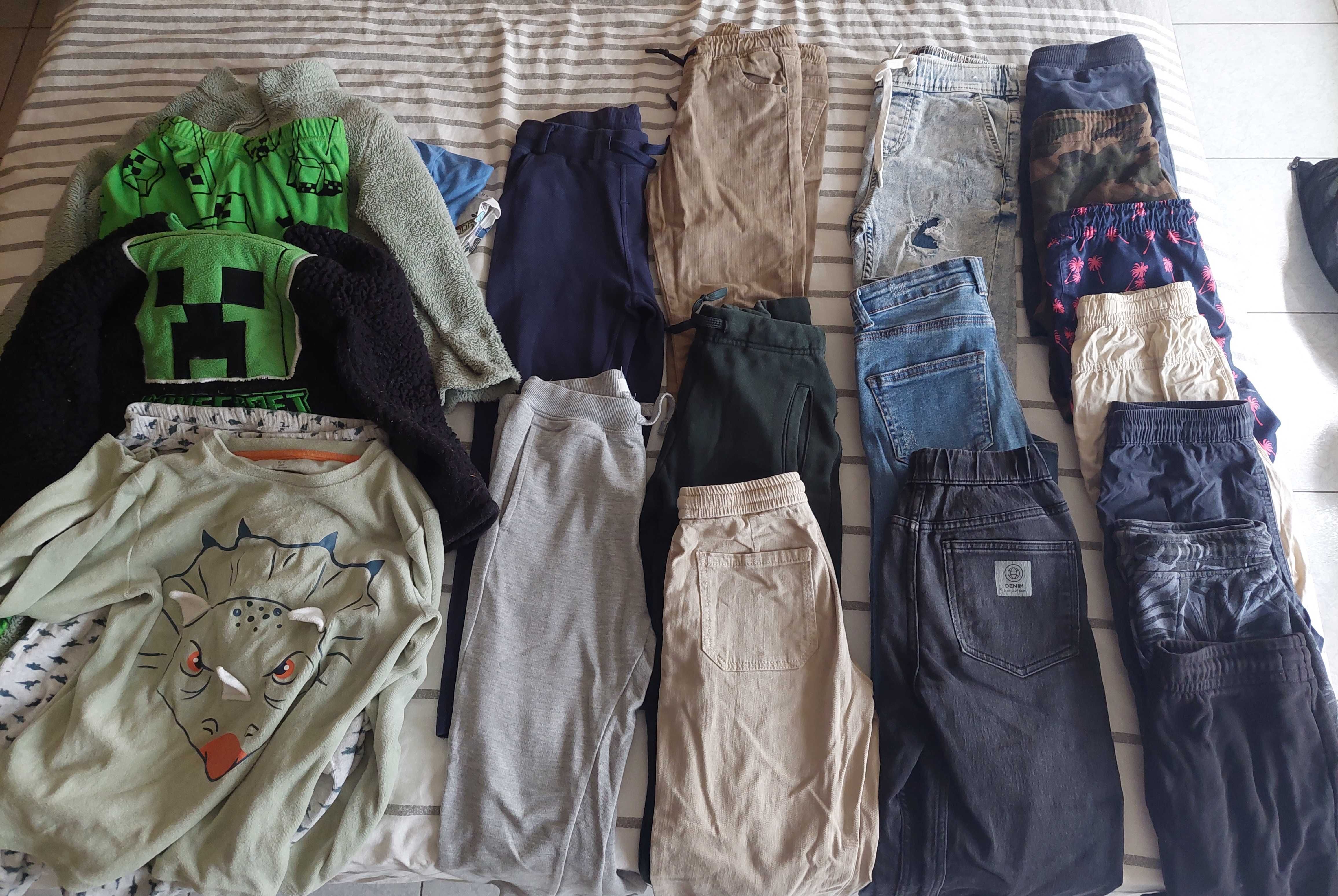 Lote roupa menino 7/8 anos -  65 peças, bom estado
