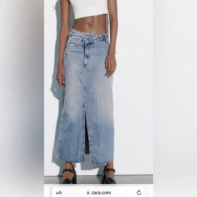 Крутезна джинсова спідниця ZARA юбка