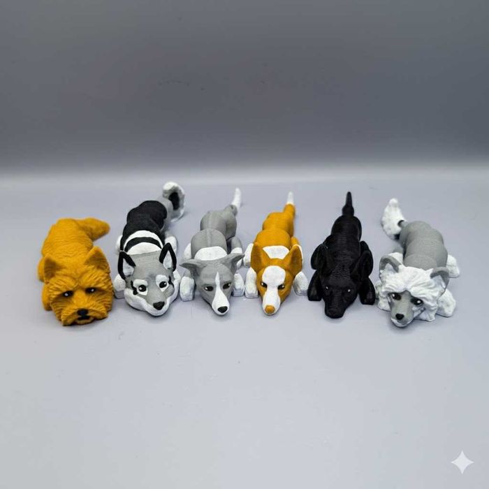 Breloczek 3D w kształcie pieska – 150 Ras