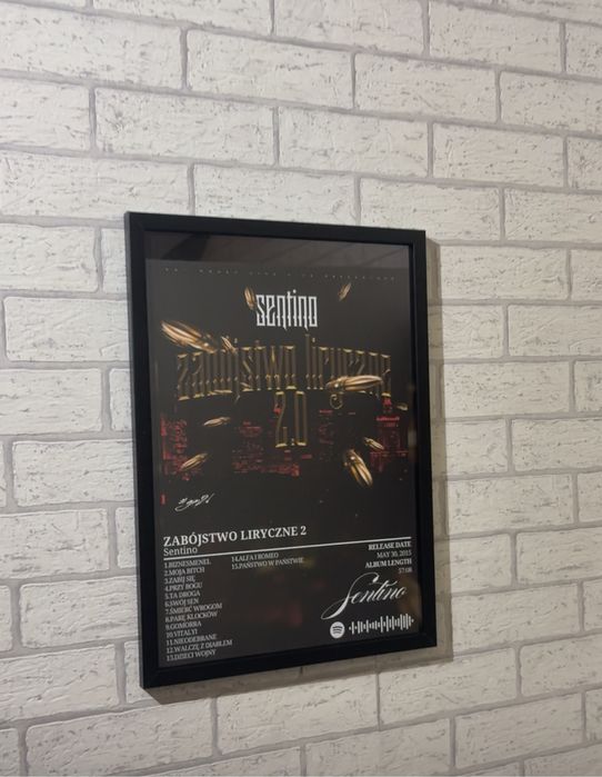 Zabójstwo Liryczne 2.0 Sentino obraz A3 motyw cd