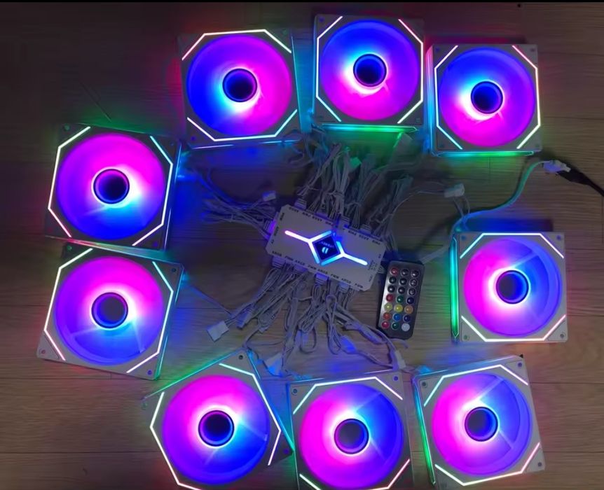 Хаб uh8 ARGB Корпусный вентилятор Upsiren Prism 6 pro