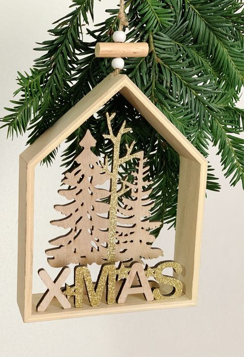 Різдвяний декор, будиночок, новорічні прикраси,подарунок на новий рік