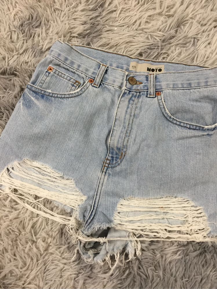 Spodenki jeansowe damskie rozmiar XS topshop