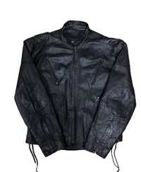Шкіряна куртка Leather jacket на утяжках Кожа Made in USA