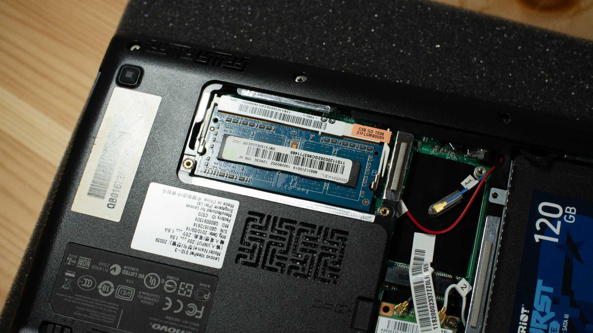 Ноутбук / Нетбук Lenovo S10 - 3 / SSD 120 GB / 2 GB RAM