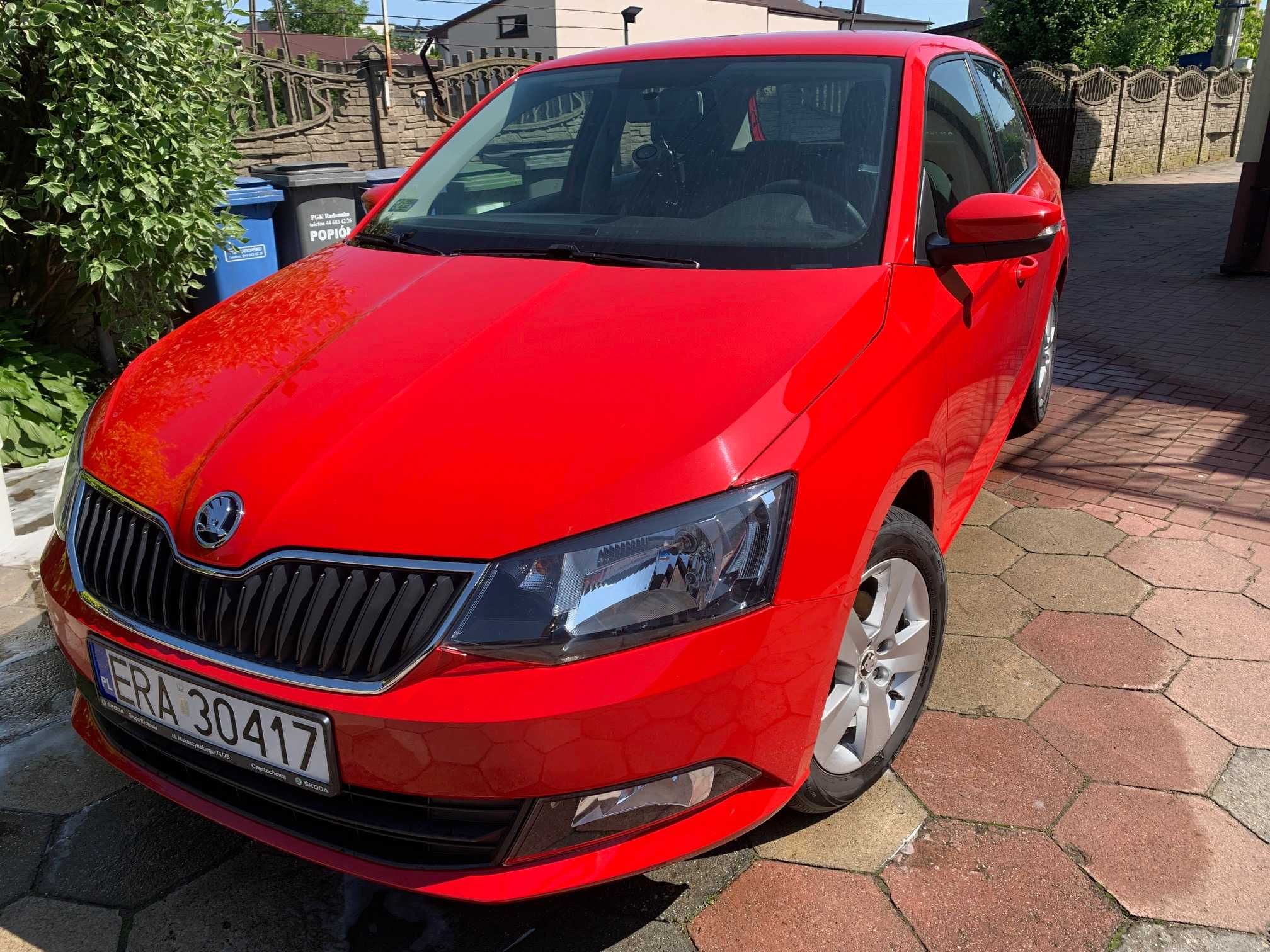 Skoda fabia 2018 72 tys. przebieg hatchback krajowe