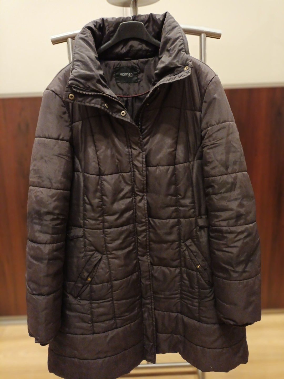 Kurtka płaszcz zimowa Tchibo z kapturem r 46-48