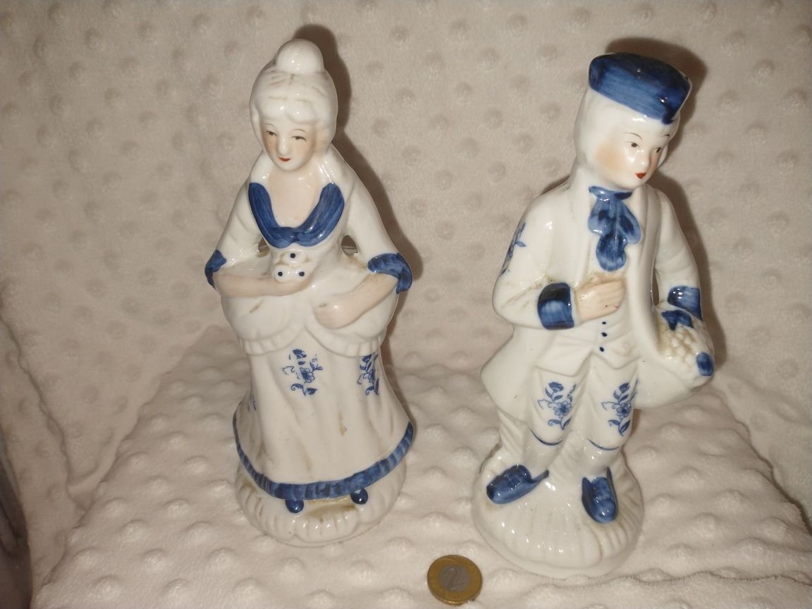 Figurki porcelanowe dama para