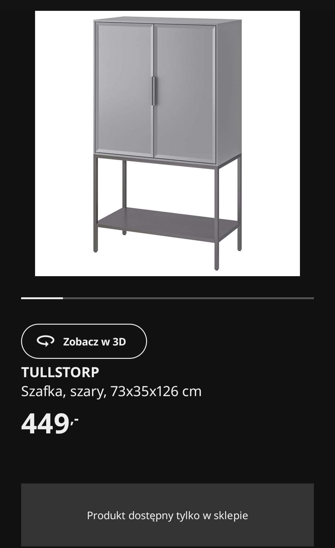 Szafka Ikea Tullstorp