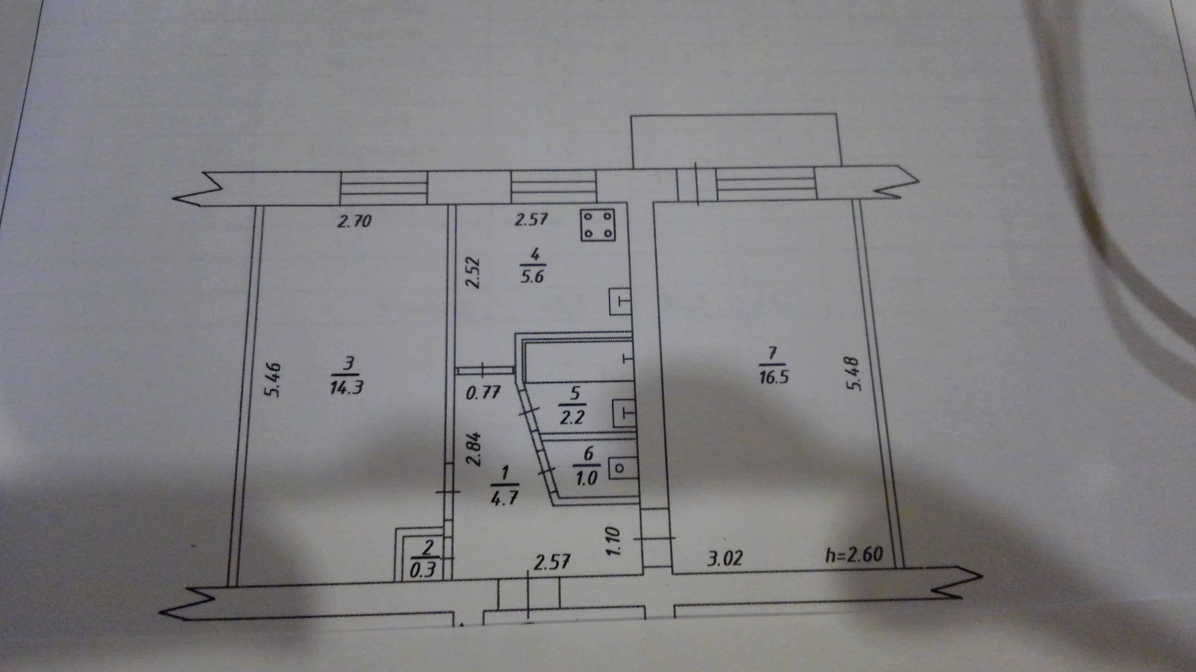 Продам квартира 2-х комнатная , р-н Автовокзал