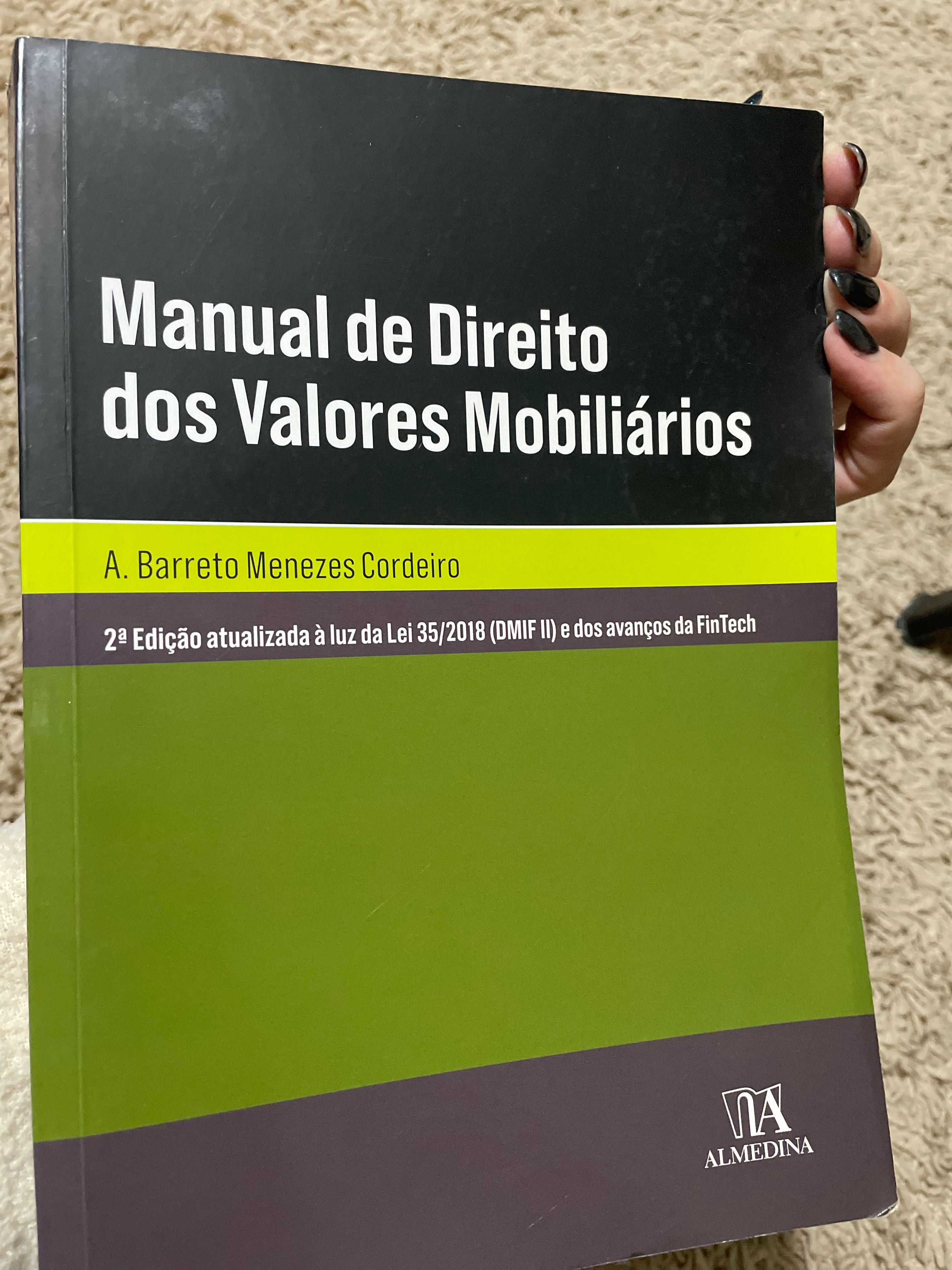 Manual de Direito dos Valores Mobiliários | Menezes Cordeiro