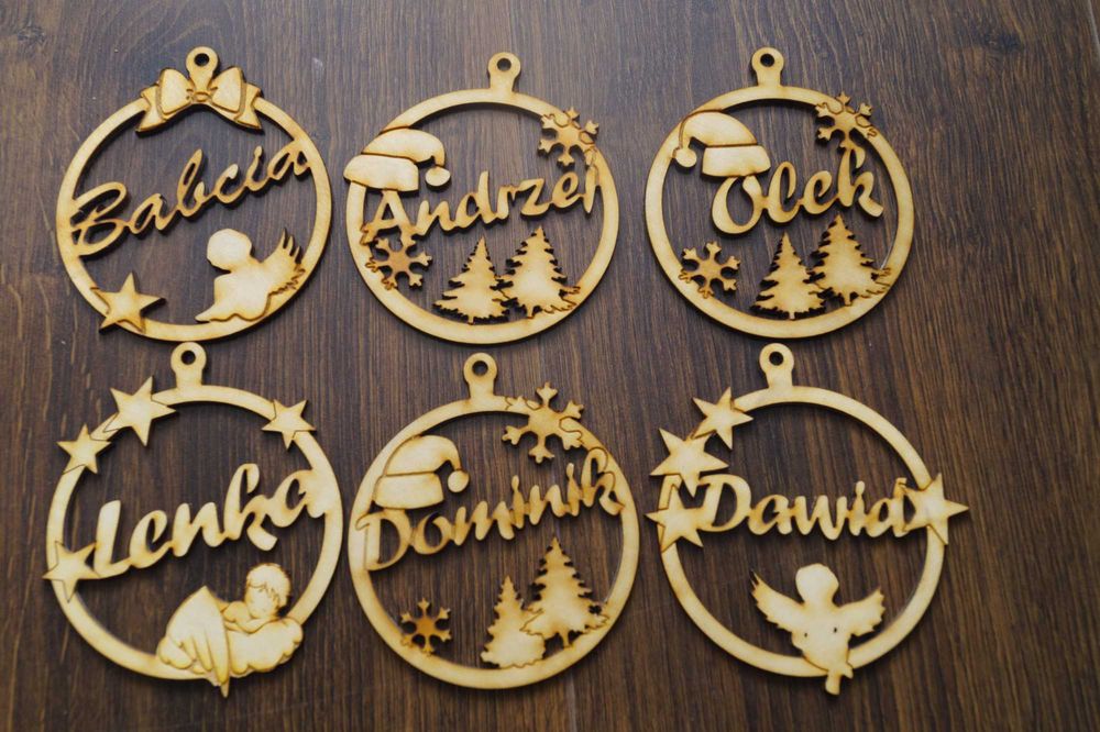 bombka na choinkę z imieniem, ozdoba świąteczna