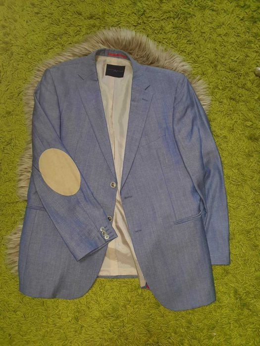 Пиджак лен шерсть Celine Max Mara XXL