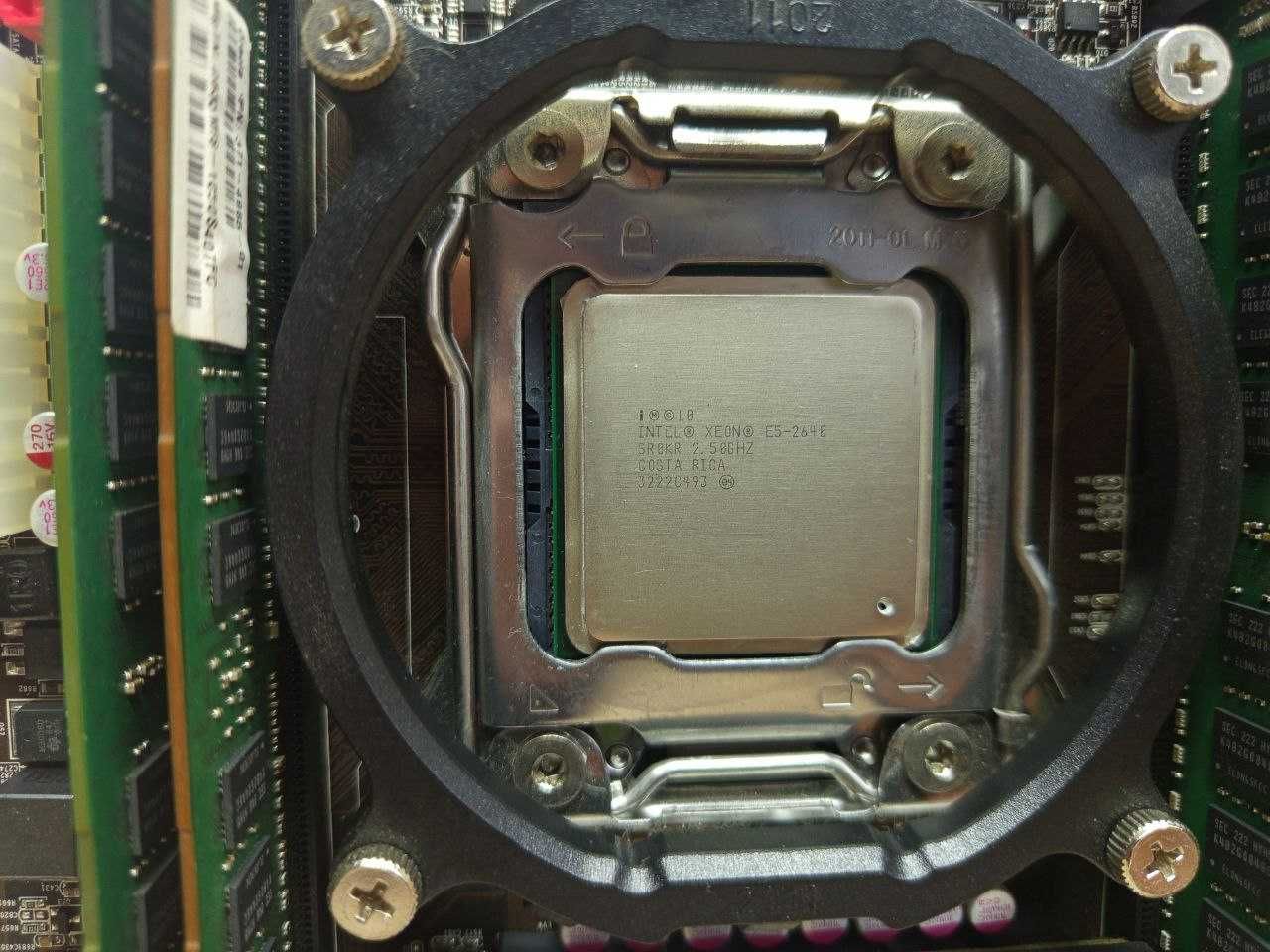 Гарантія мат.плата + процесор Intel Xeonn E5-2640+16 Гб dd3 1333Mhz