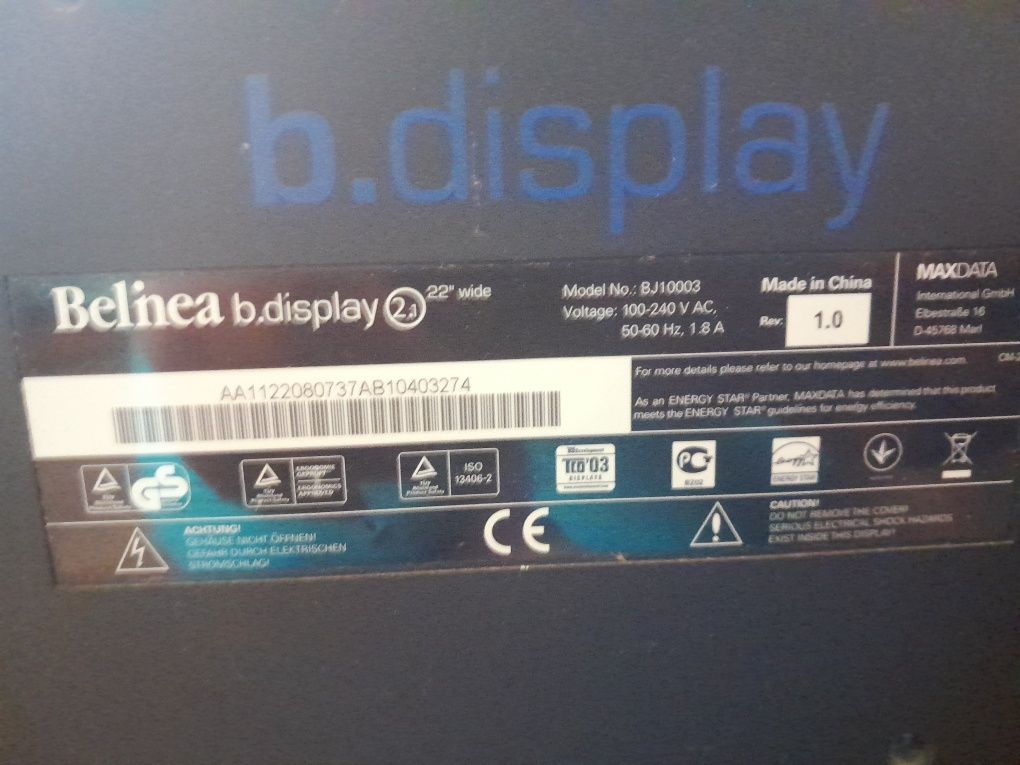 MONITOR Belinea b.display BJ10003