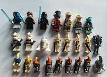 Zestaw oryginalnych figurek LEGO Star Wars – kolekcja klonów, Jedi, dr