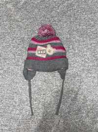 Зимняя шапка для девочки на 1-2 года