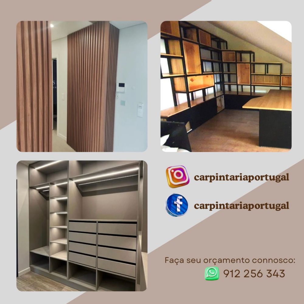 Roupeiros e closets personalizados em lisboa