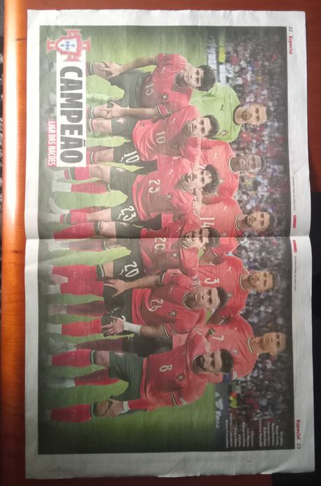 Poster Portugal vencedor da liga das nações 2025