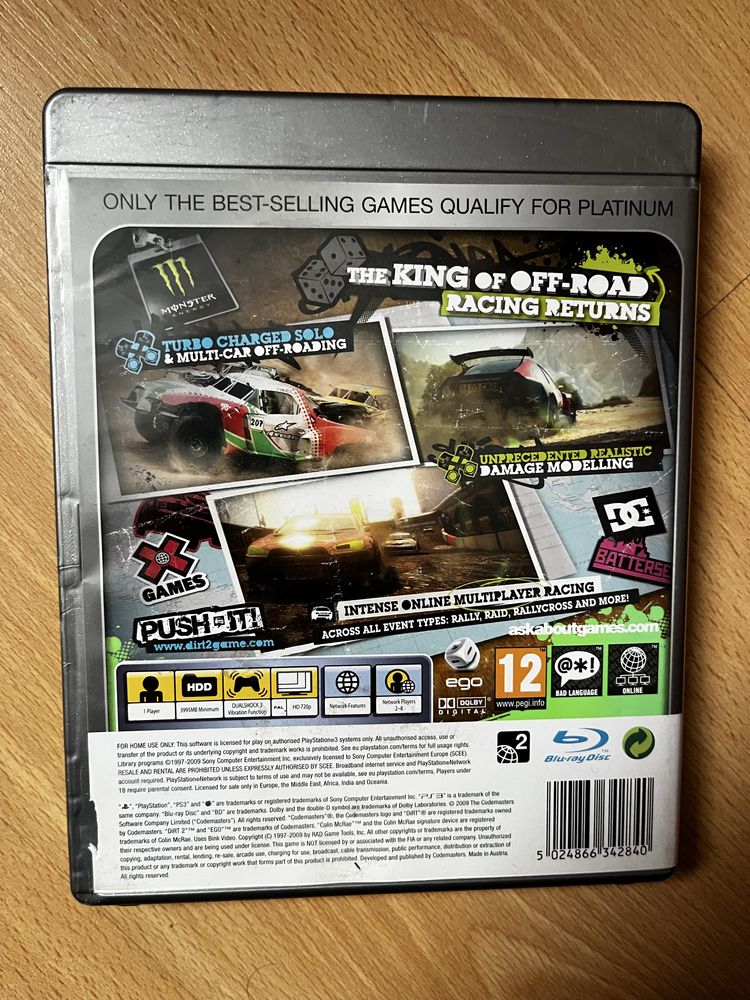 Colin McRae Dirt 2 Playstation 3