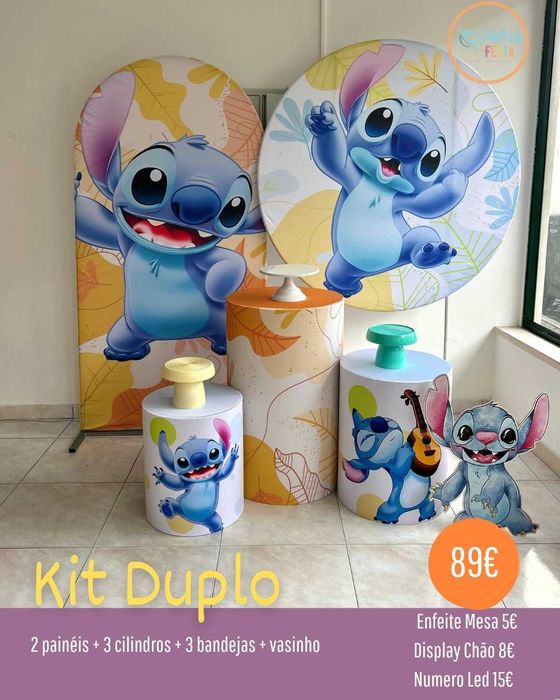 Aluguel de kit pegue e monte para festas