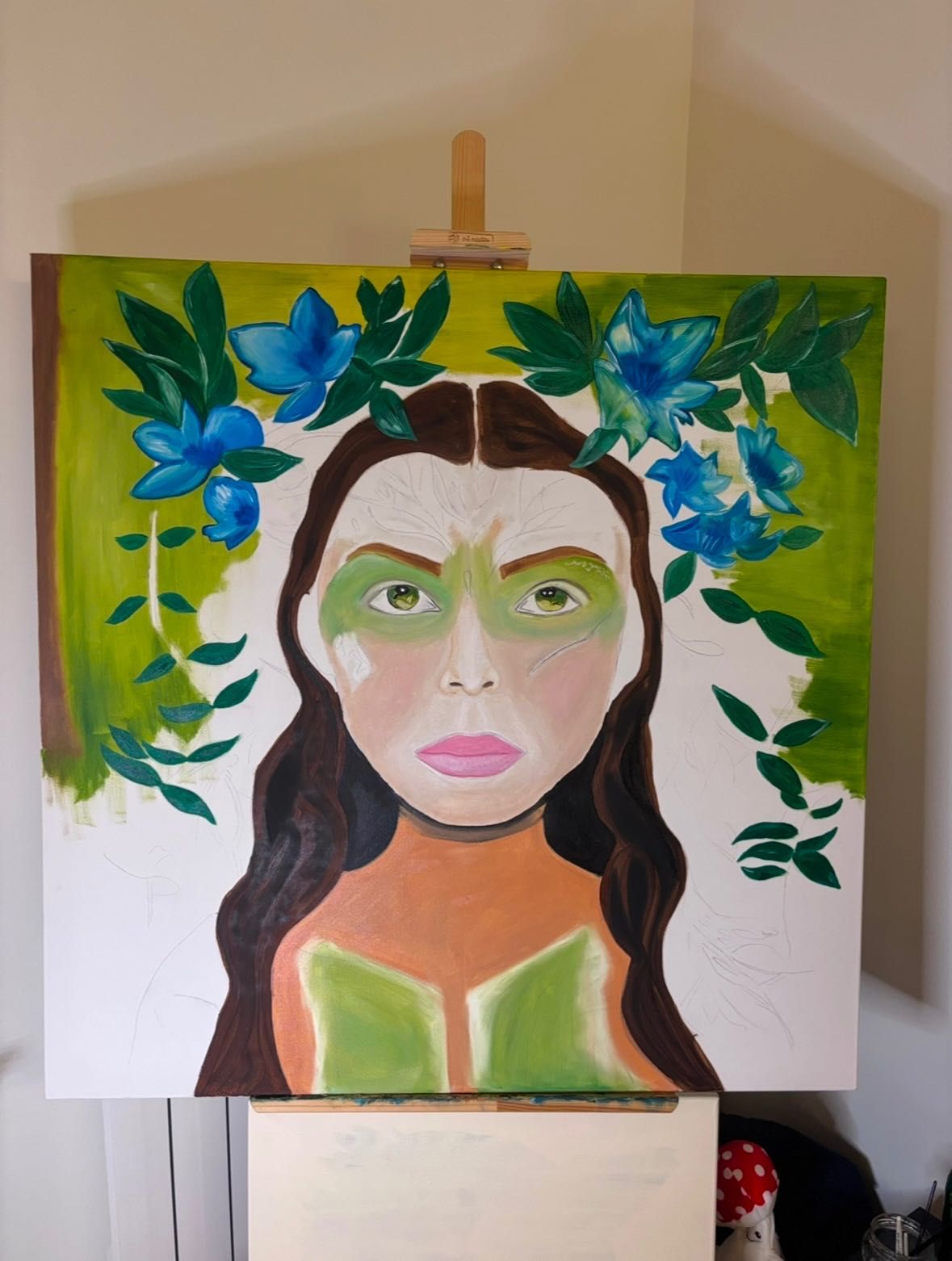 Quadro pintado à mão