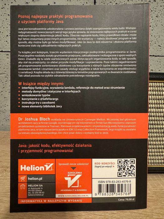 Java Efektywne Programowanie wydanie III Joshua Bloch