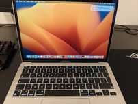 Laptop Apple Macbook Air M1 13,3 " Apple M 8 GB / 256 GB szary
