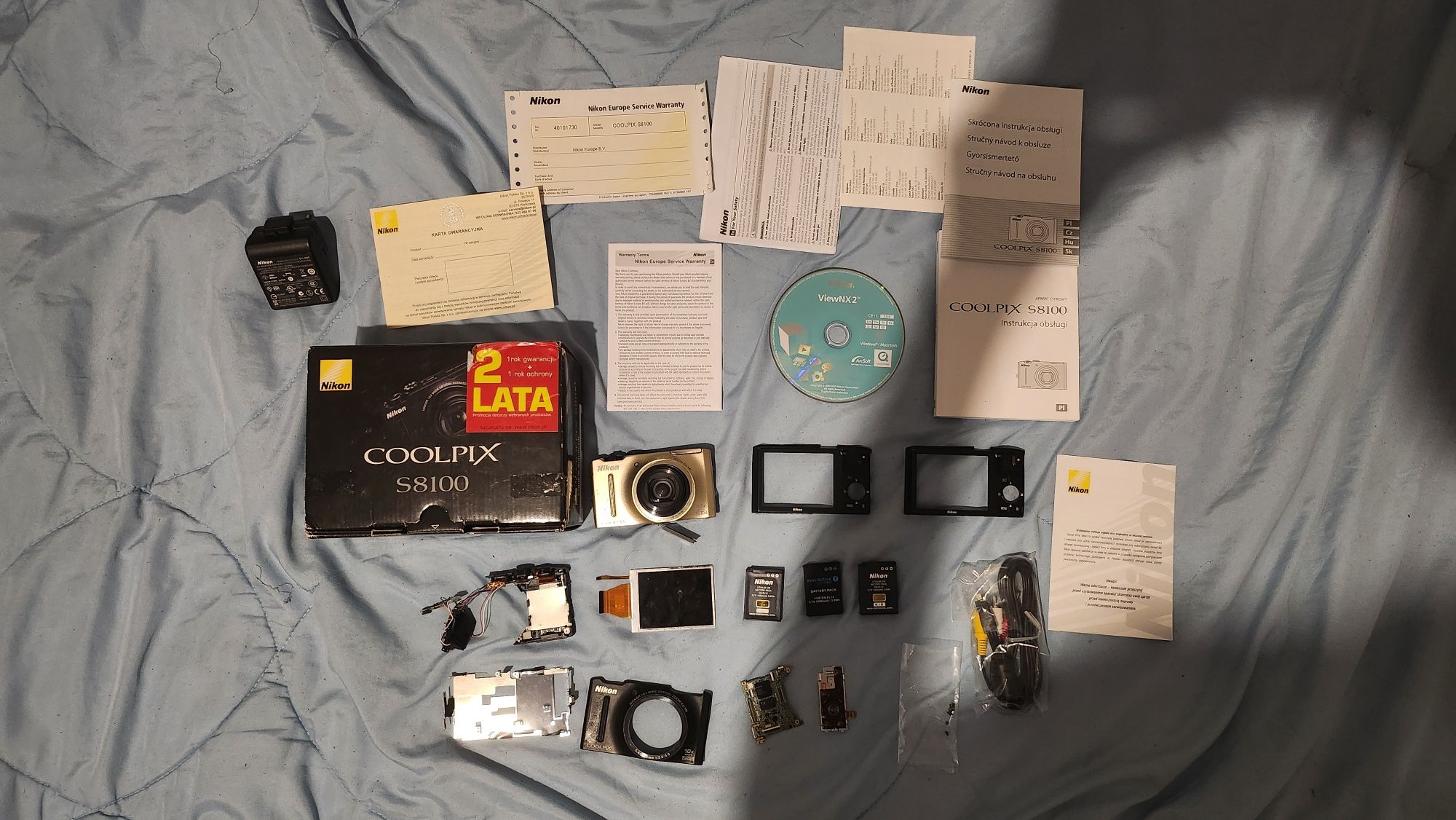 NIKON coolpix s8100 ZESTAW