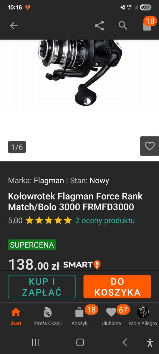 Wędka Konger tele mach 390 do 25 gr.