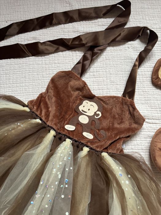 Kostium, stroj małpki dla dziewczynki