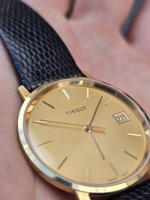 Złoty zegarek Tissot Goldrun 18k 750 + BOX