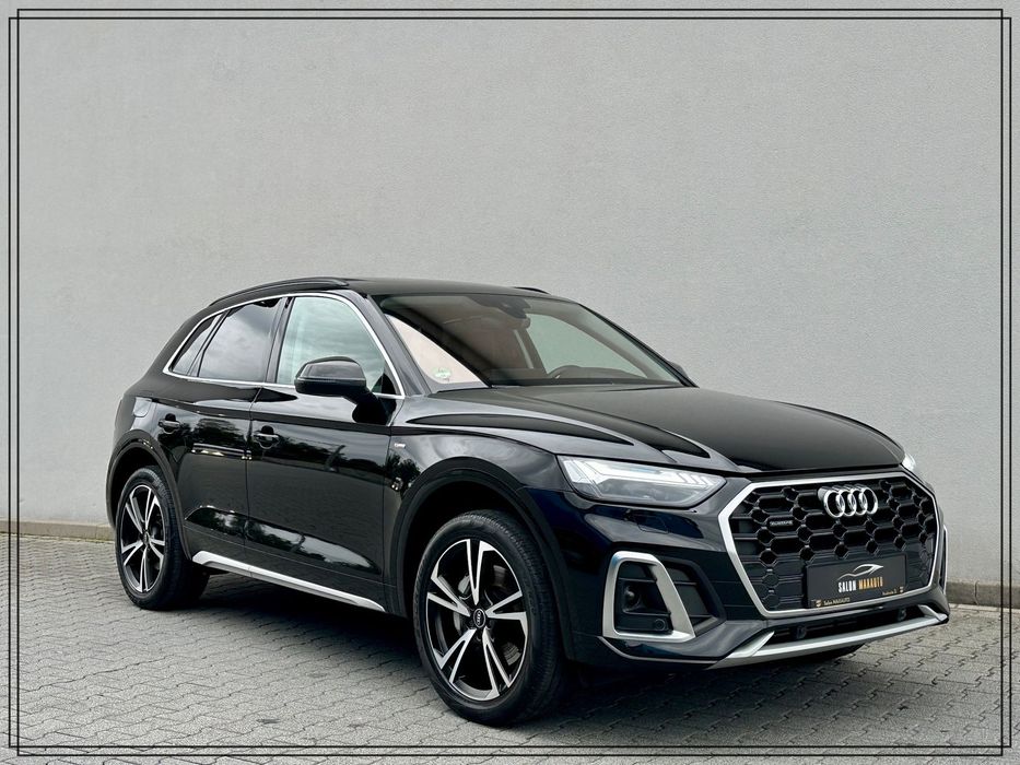 Audi Q5 S-LINE matrix oled virtual bang panorama head masaże kamera FV23%
