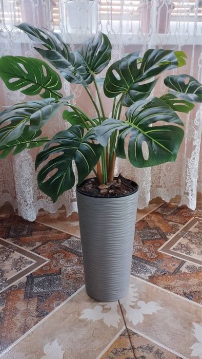 Искусственная монстера латекс, штучна латексная