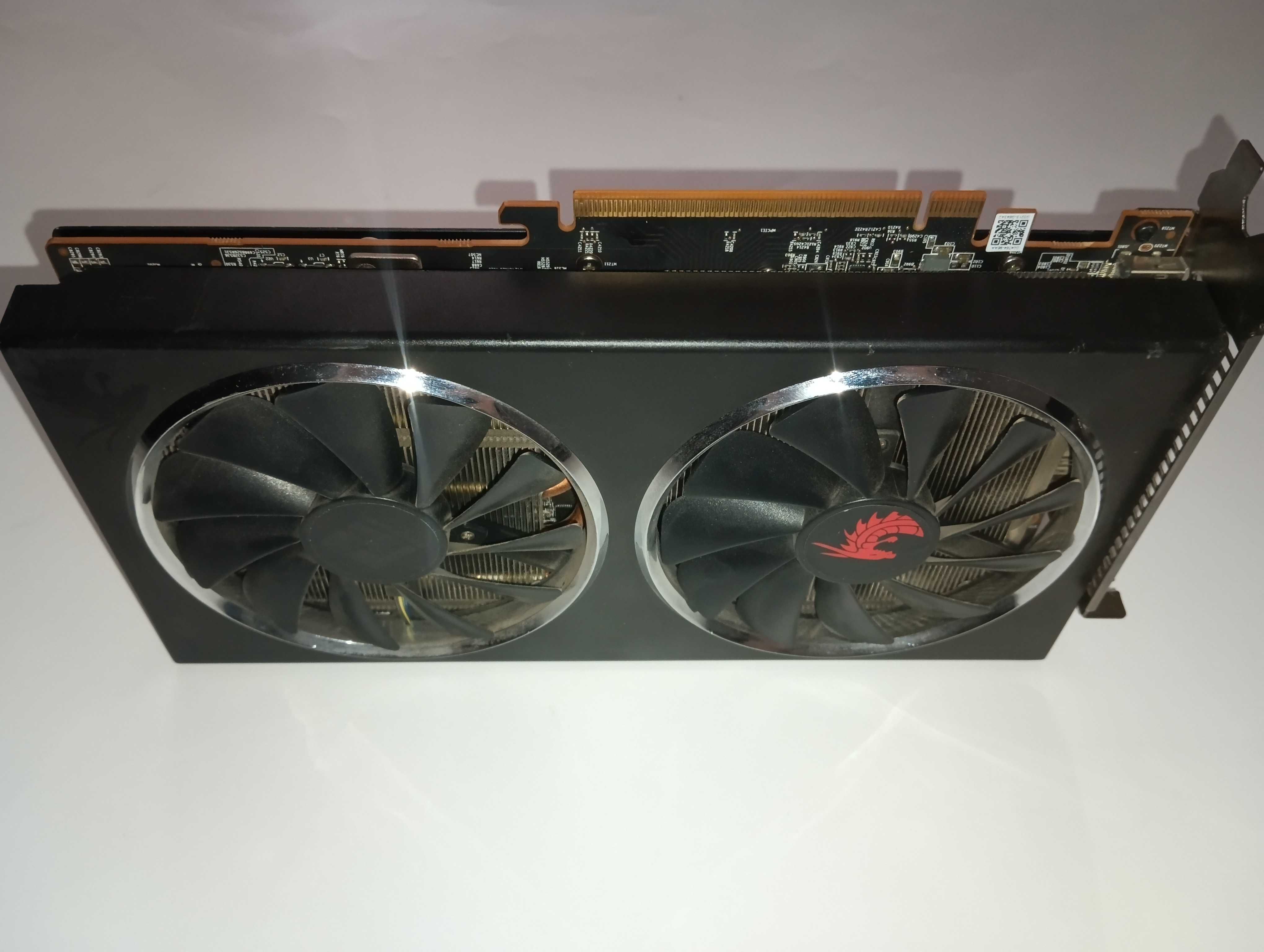 Видеокарта мощная PowerColor Radeon RX 5700 XT Red Dragon 8GB