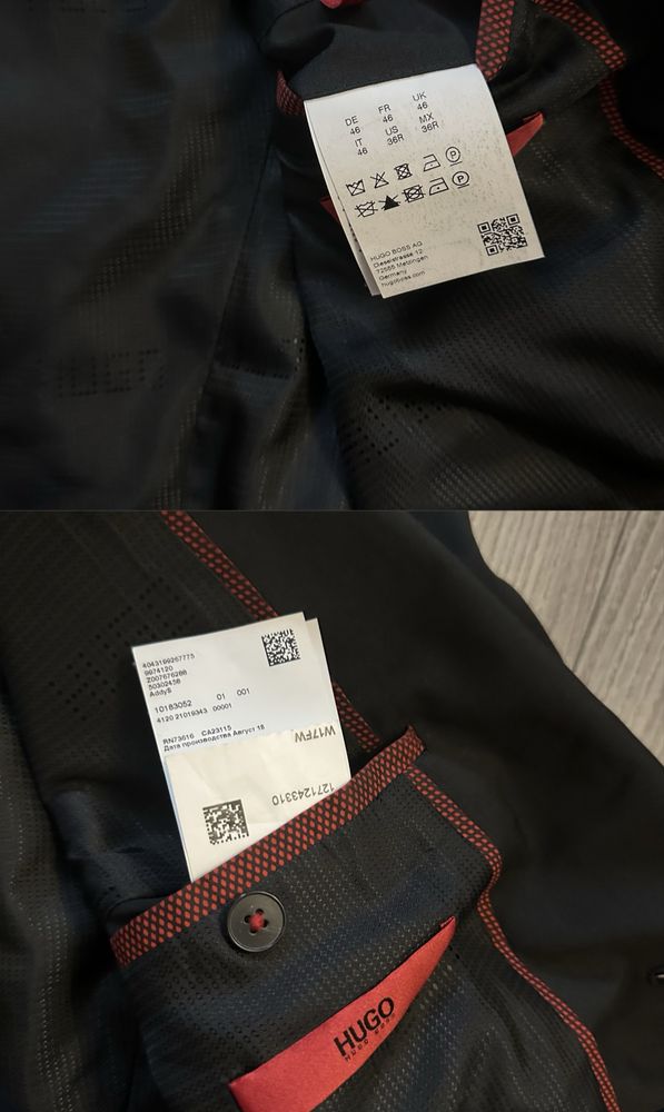 Вовняний піджак Hugo (Hugo Boss) оригінал