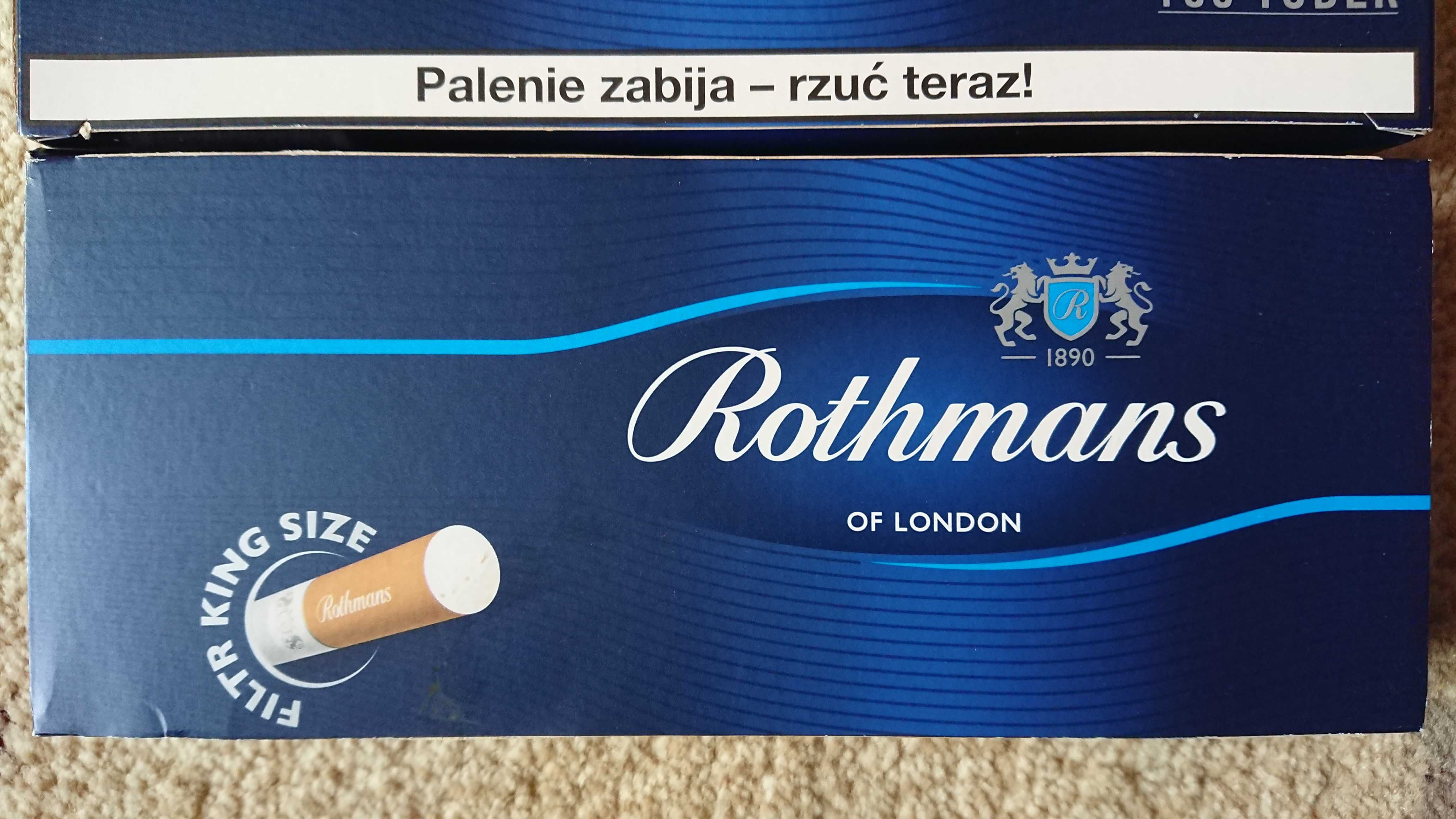 Gilzy Rothmans Blue 2 x 100 sztuk