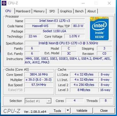 Комплект Asus H97M-PLUS +  i7 4770(Intel XEON E3-1270 v3) + 16gb DDR3