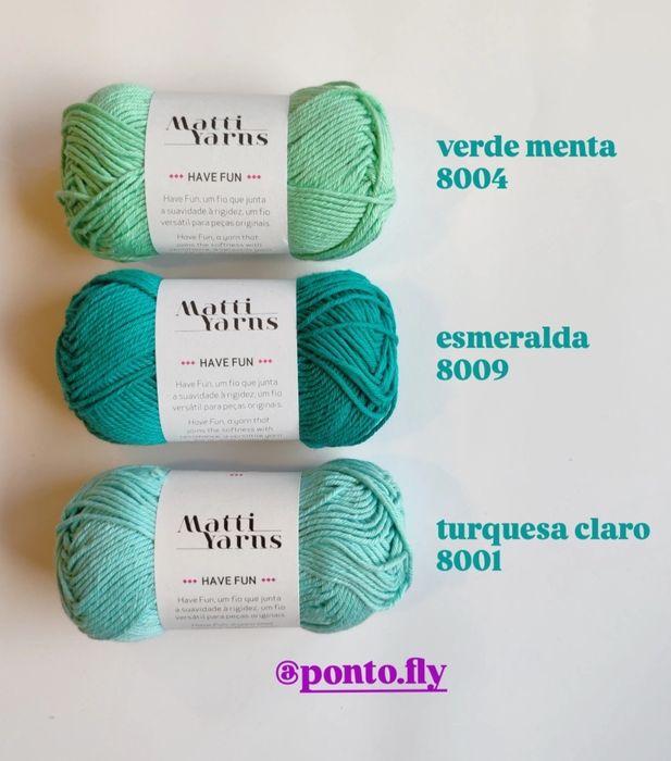 HAVE FUN novelos de algodão