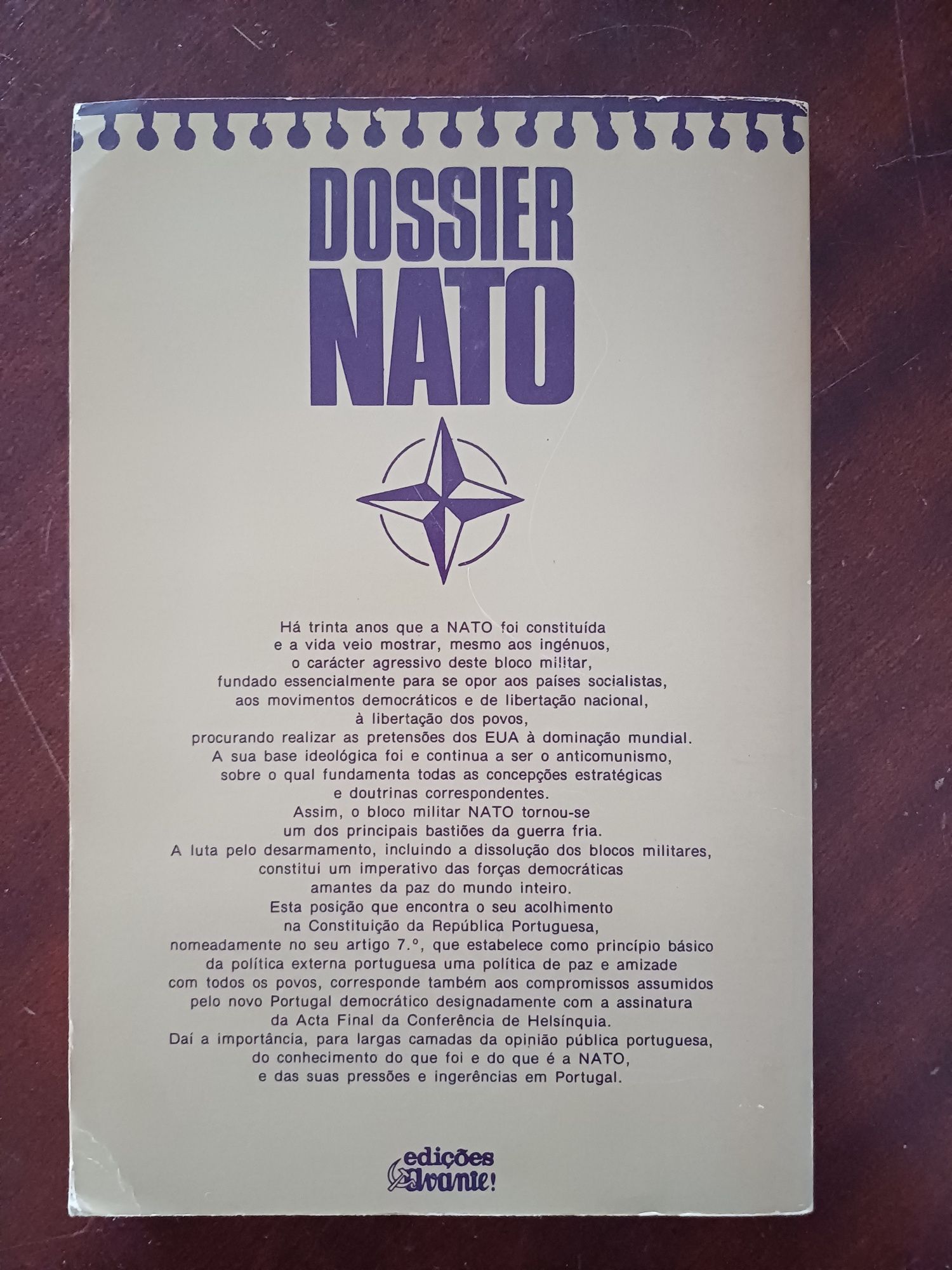 Edições Avante - Dossier NATO