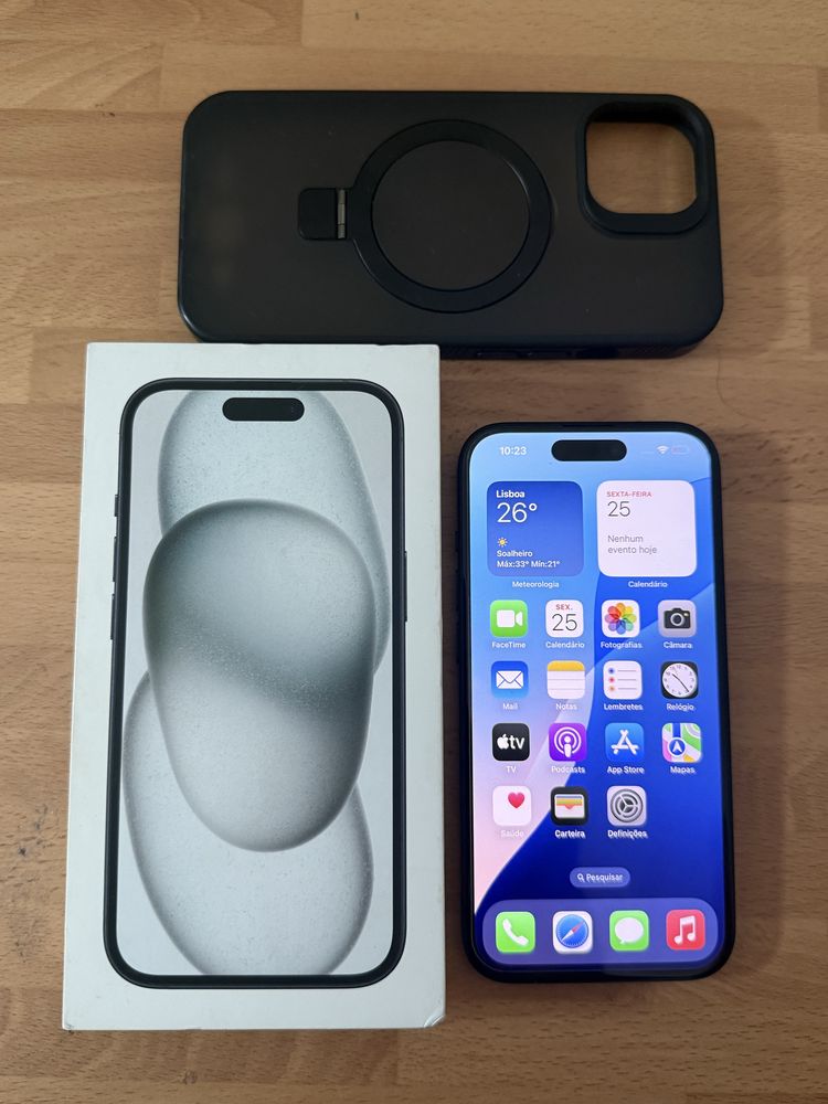 Iphone 15 128gb c/garantia desbloqueado(ACEITO RETOMA)