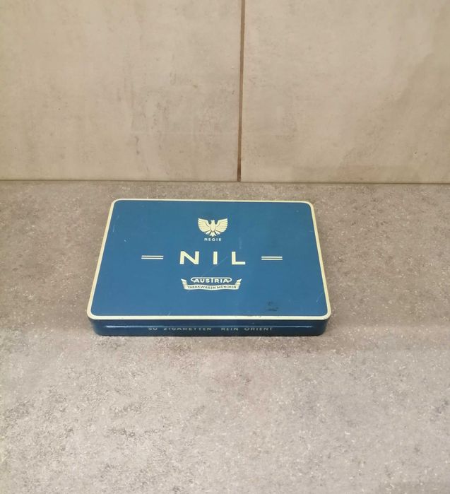 Blaszane pudełko po cygaretkach NIL Austria