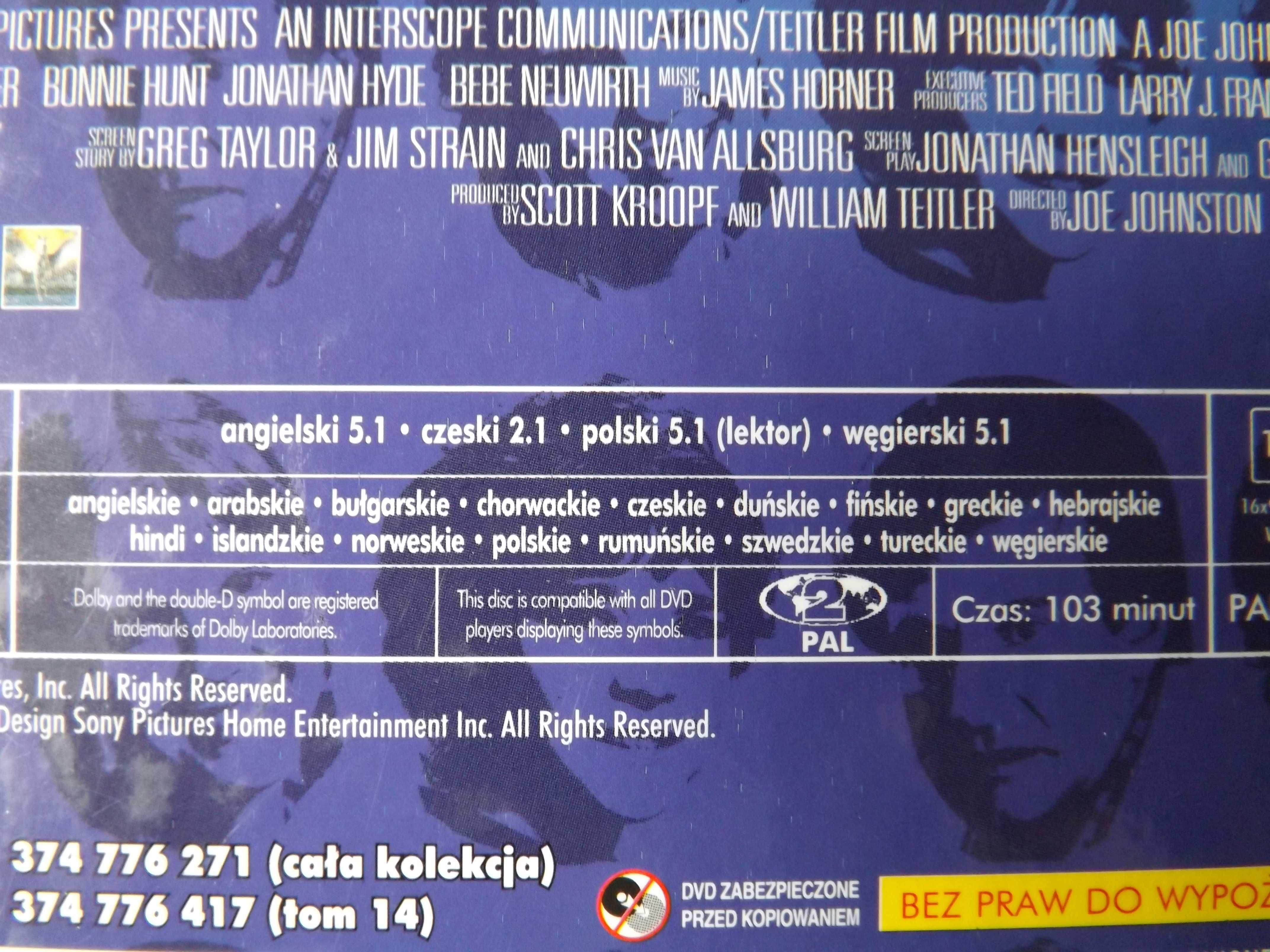 Jumanji Robin Williams dvd film bajka polski