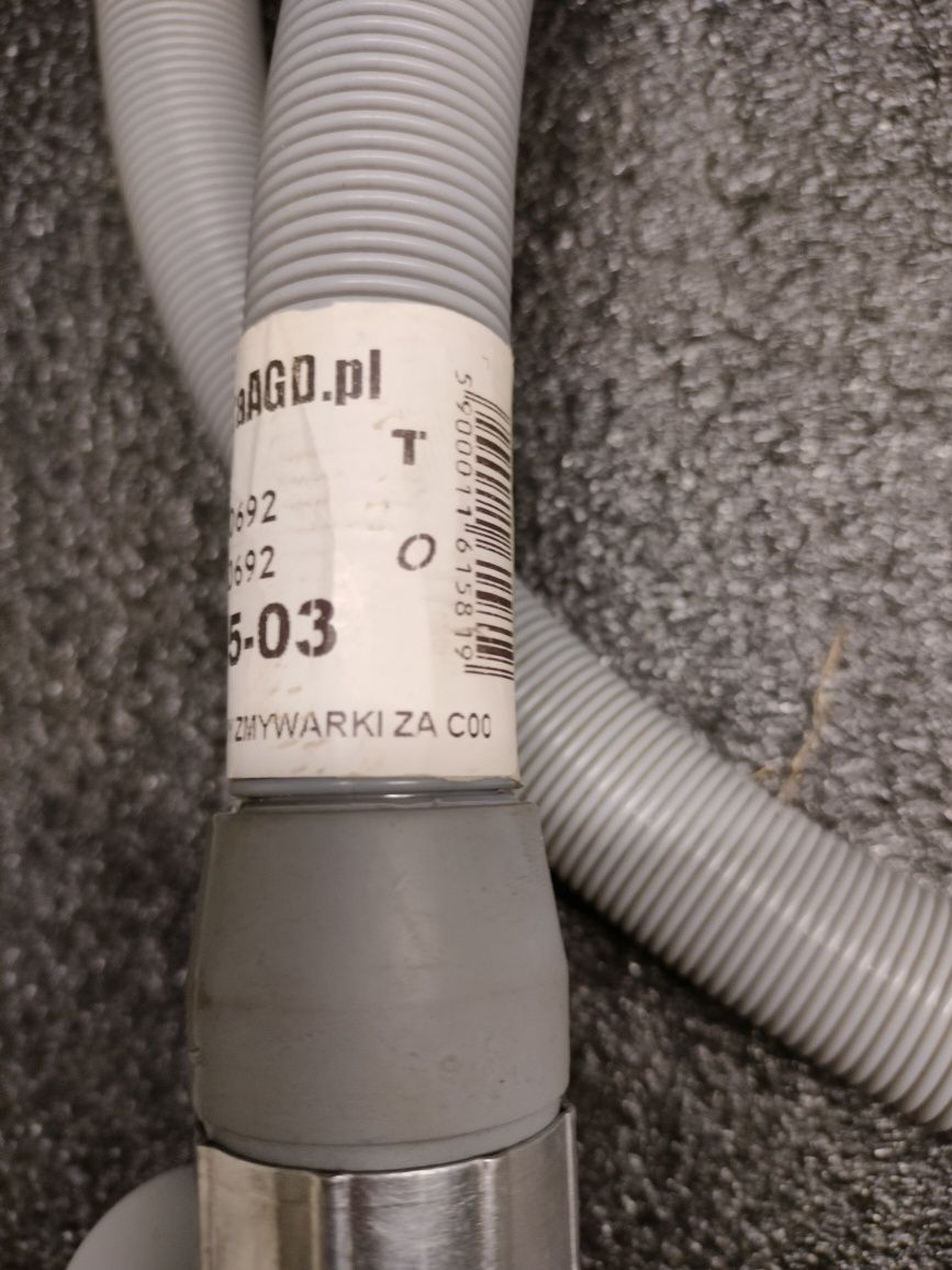 Wąż dopływowy AquaStop 100390, 3/4cal do zmywarki 1.9m