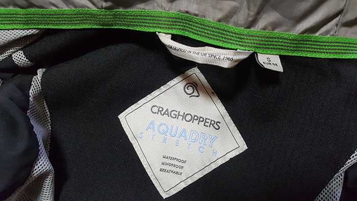 куртка штормовка Craghoppers /  р.S / мембрана AquaDry Stretch