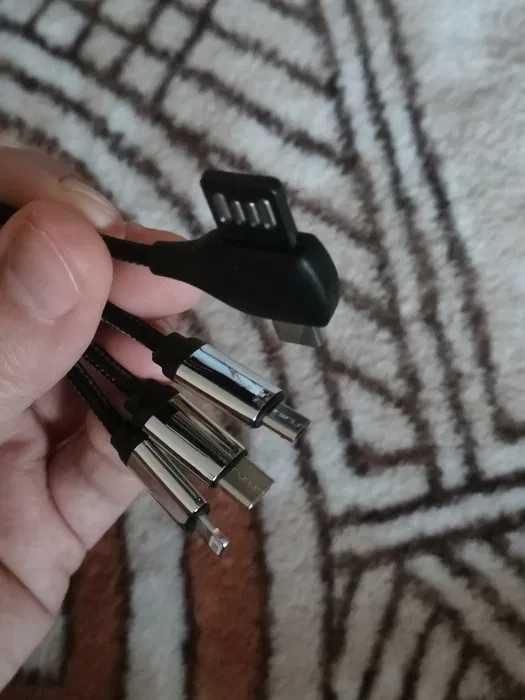 6w1 - Uniwersalny elegancki kabel ładowarki - NOWY (3w1 razy dwa)