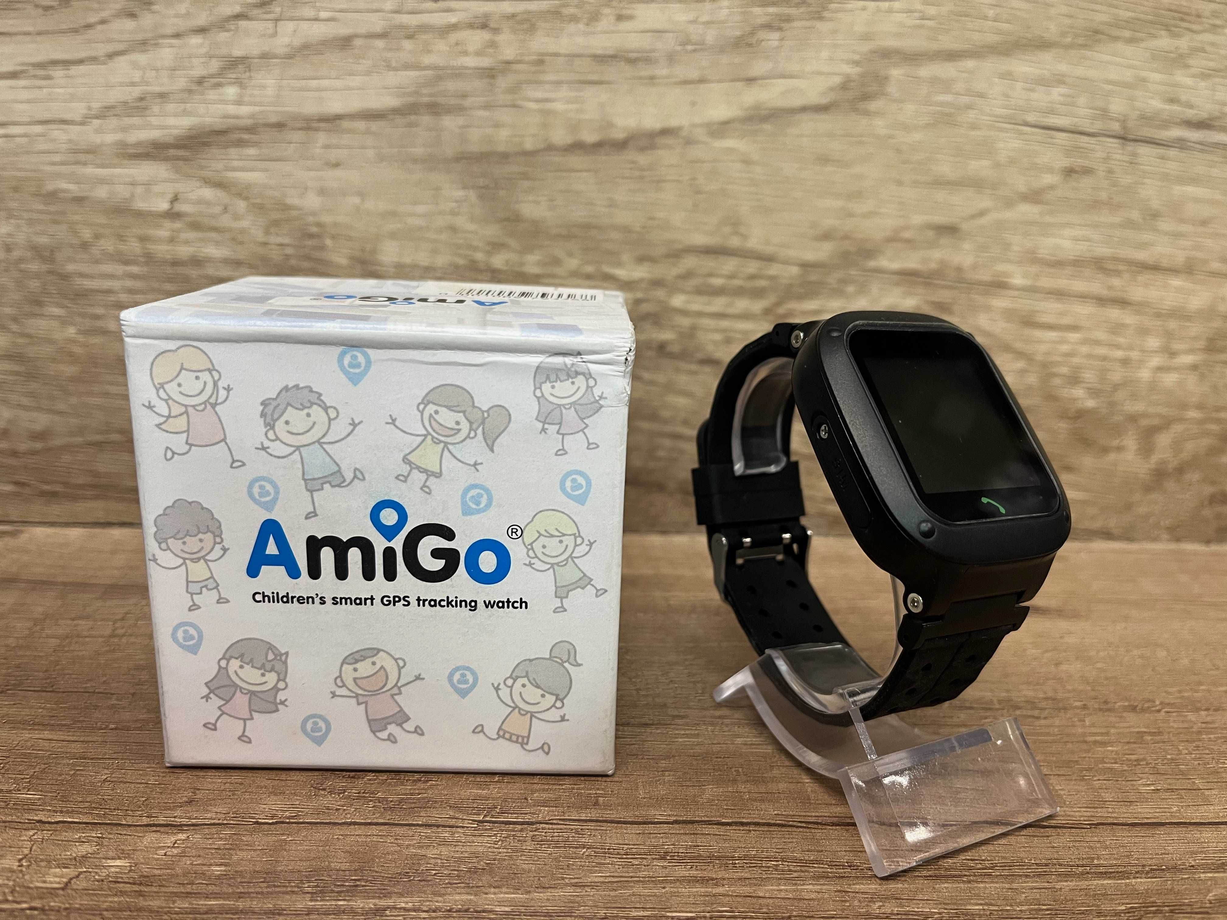 Дитячий годинник AmiGo GO004 Splashproof Camera+LED Black
