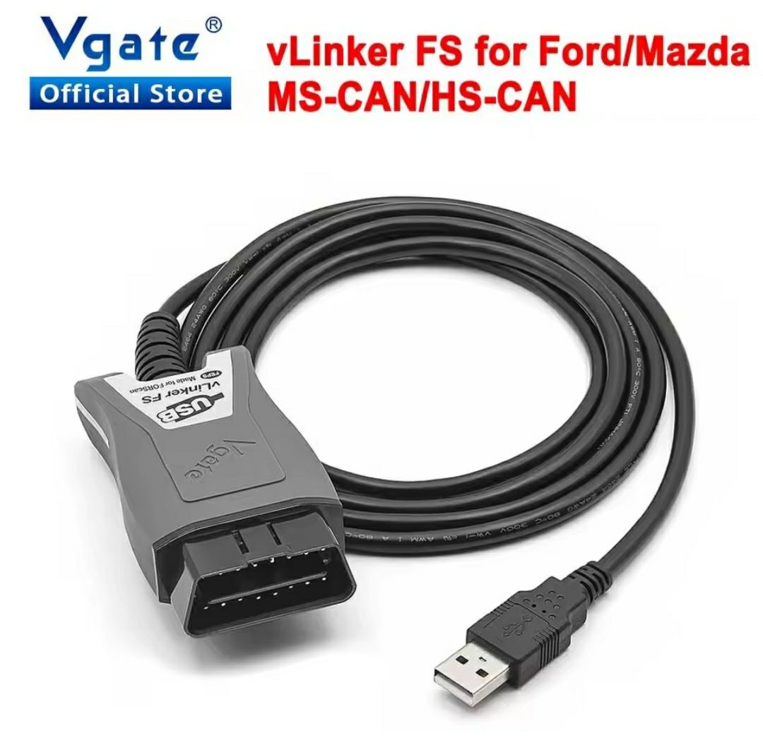 Vgate vLinker FS - автосканер для Forscan  Mazda Ford адаптер