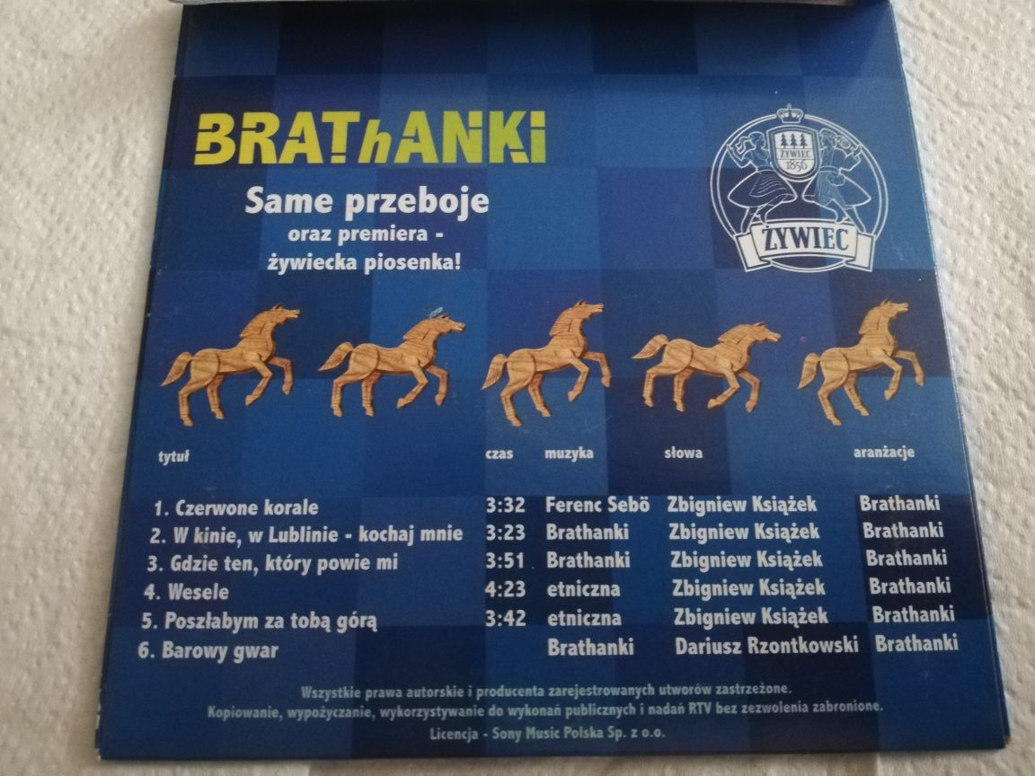 Płyta cd Bratanki