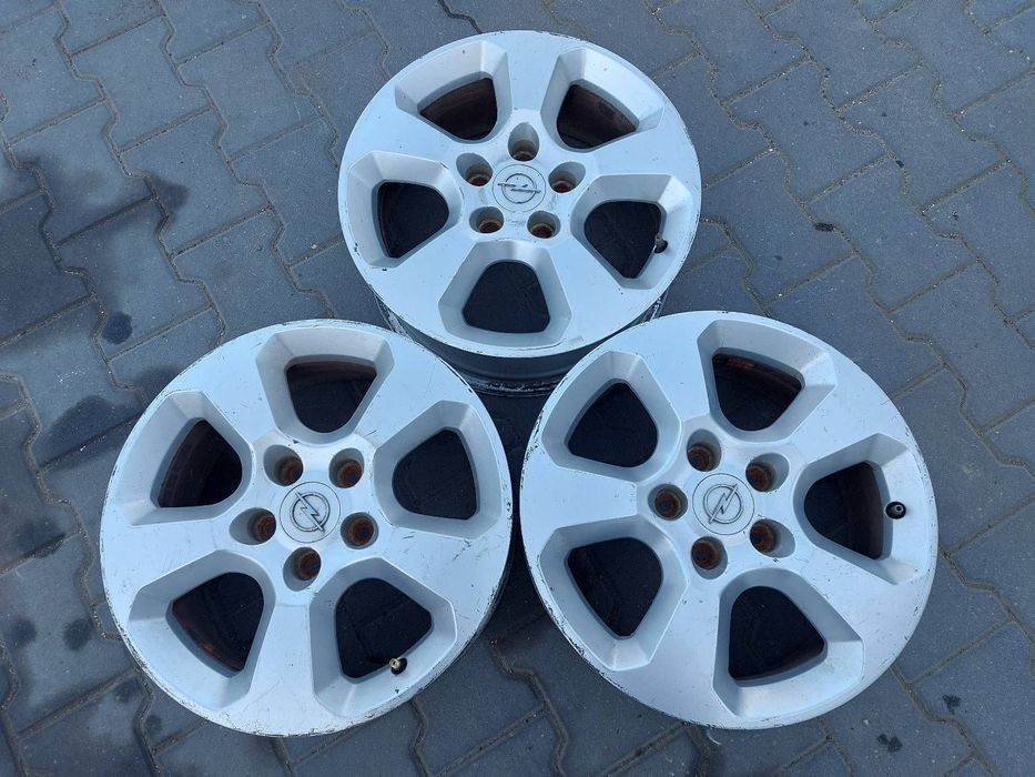FELGA ALUMINIOWA 3 SZT 5x110 6,5Jx16 ET37 FI65,1 OPEL 13117069